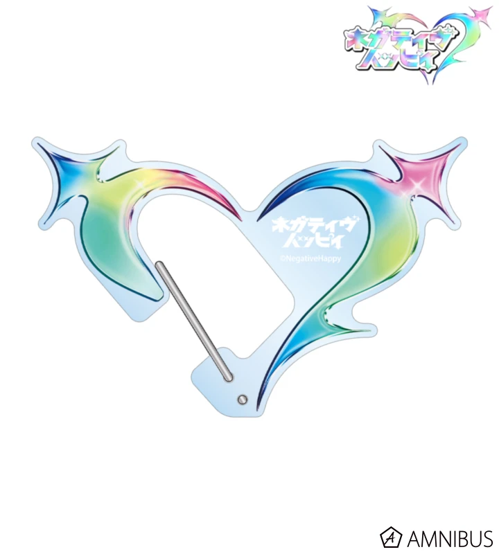 12月預購 AMNIBUS「ネガティヴハッピィ」LOGO造型 壓克力登山扣 免訂金 ⚫