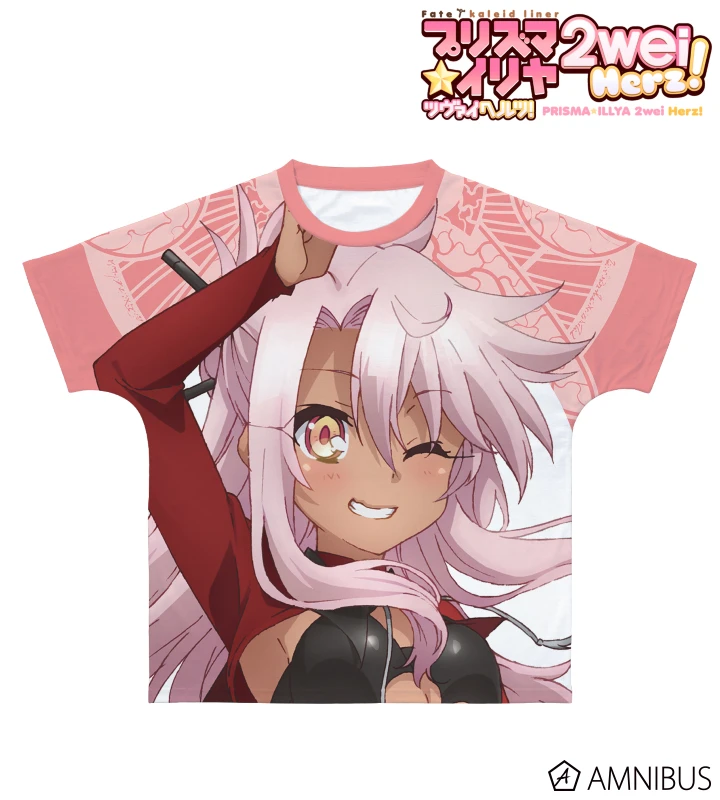 1月預購 AMNIBUS「劇場版 Fate/kaleid liner 魔法少女☆伊莉雅 Licht 無名的少女」克洛伊・馮・愛因茲貝倫 全彩滿版T恤 男女通用 免訂金 ⚫