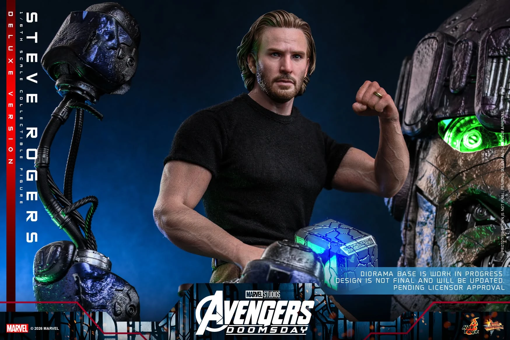 【免運費】28年第一季預購 HOT TOYS MMS929 復仇者聯盟：末日崛起 史蒂夫 羅傑斯 豪華版 【訂金商品】