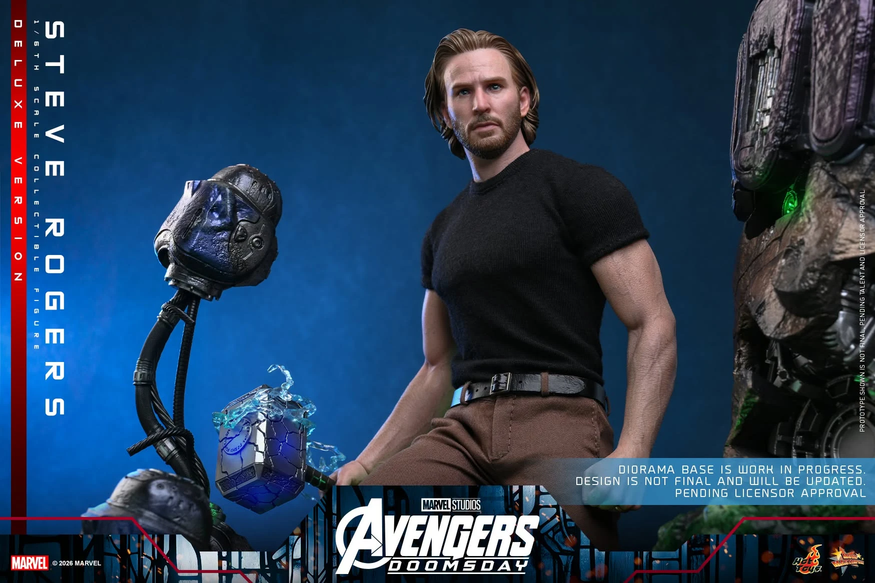 【免運費】28年第一季預購 HOT TOYS MMS929 復仇者聯盟：末日崛起 史蒂夫 羅傑斯 豪華版 【訂金商品】