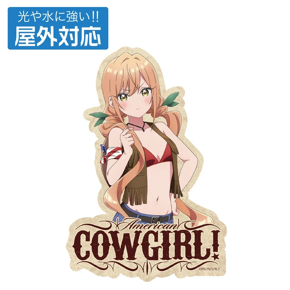12月預購 COSPA「超超超超超喜歡你的100個女朋友」  戶外專用 屋外等級貼紙 院田唐音 牛仔女郎Ver. 免訂金 ⚫