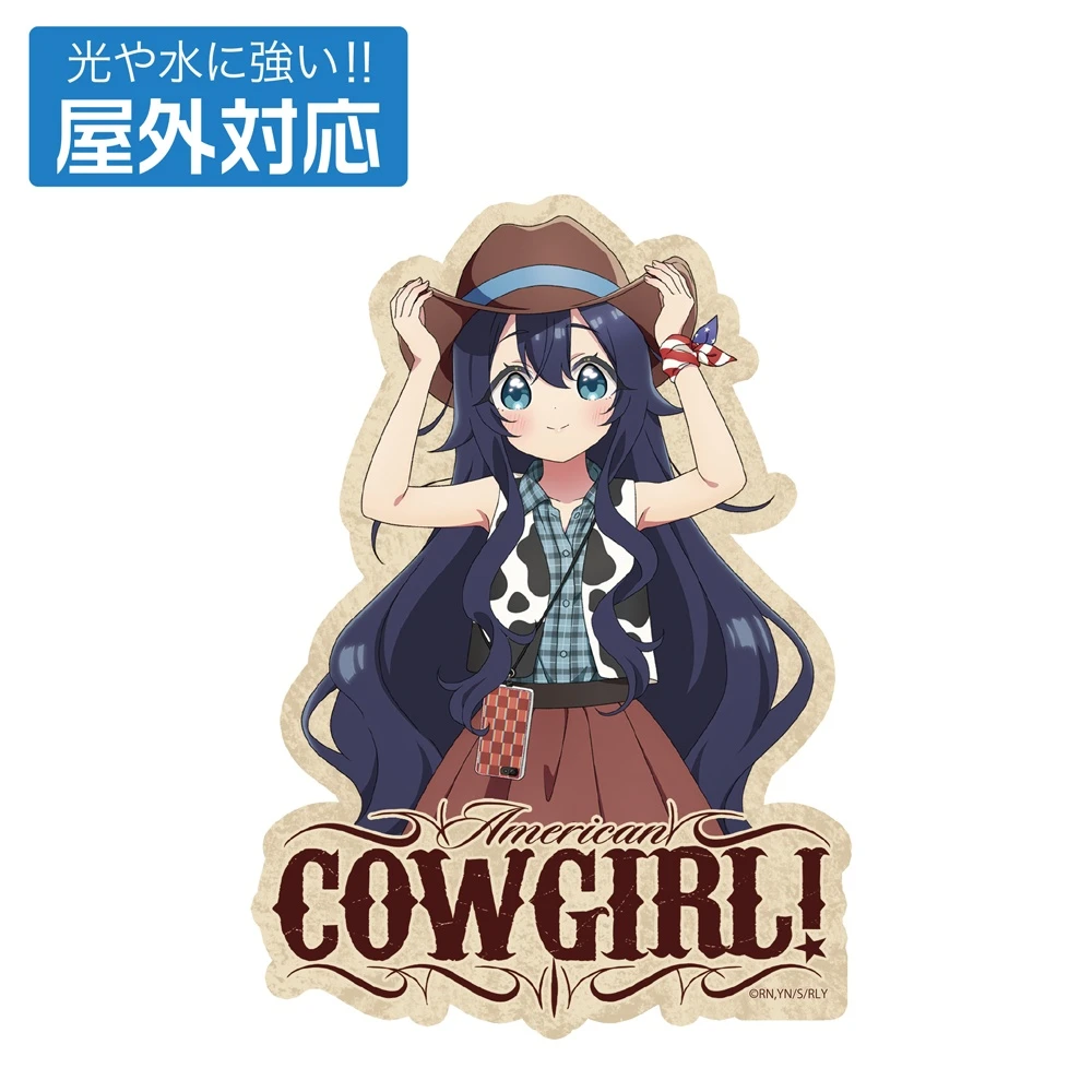 12月預購 COSPA「超超超超超喜歡你的100個女朋友」  戶外專用 屋外等級貼紙 好本靜 牛仔女郎Ver. 免訂金 ⚫