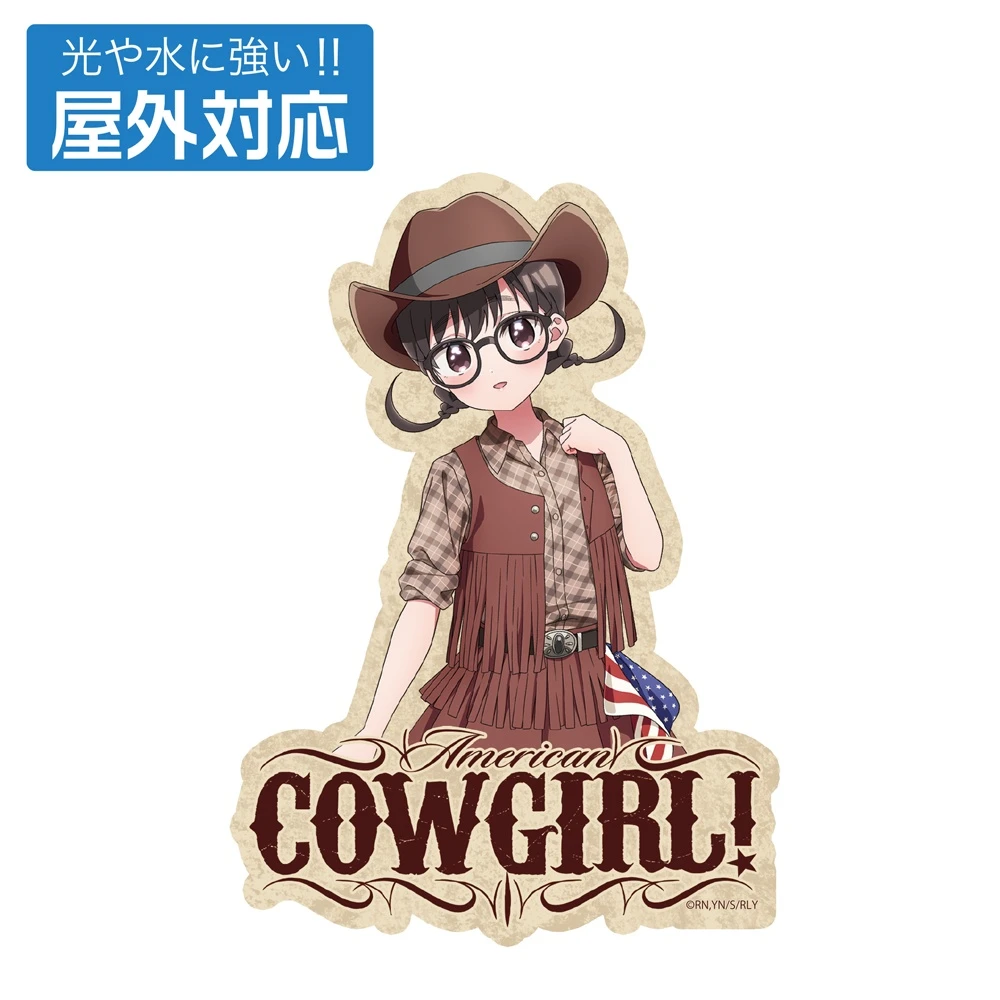 12月預購 COSPA「超超超超超喜歡你的100個女朋友」  戶外專用 屋外等級貼紙 伊院知與 牛仔女郎Ver. 免訂金 ⚫
