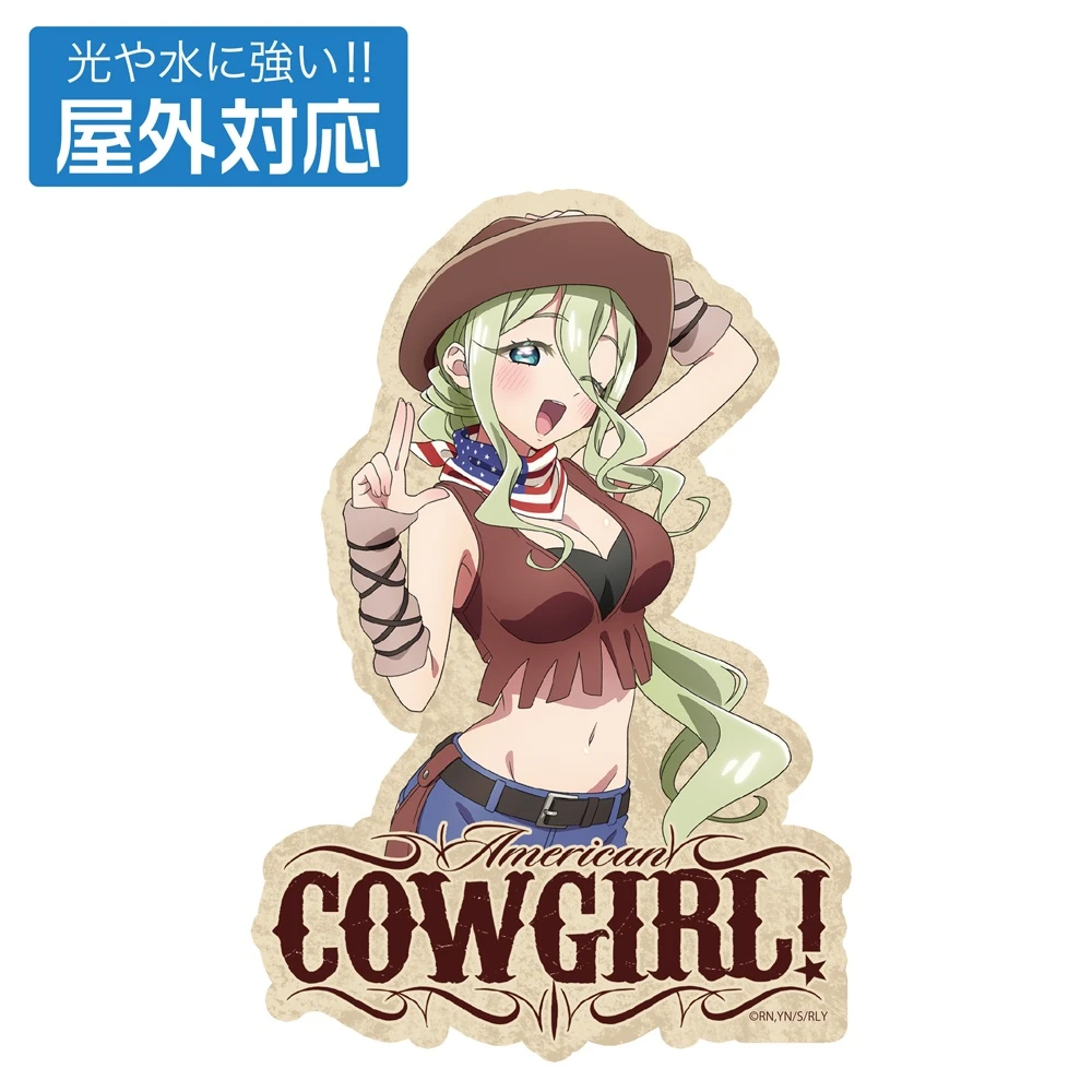 12月預購 COSPA「超超超超超喜歡你的100個女朋友」  戶外專用 屋外等級貼紙 娜迪 牛仔女郎Ver. 免訂金 ⚫