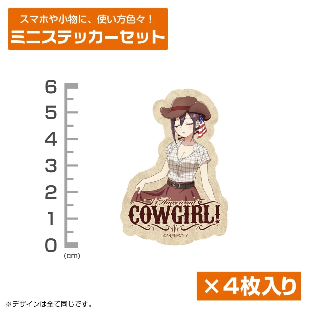 12月預購 COSPA「超超超超超喜歡你的100個女朋友」  迷你貼紙組 銘戶芽衣 牛仔女郎Ver. 免訂金 ⚫