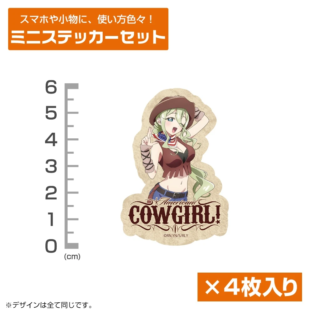 12月預購 COSPA「超超超超超喜歡你的100個女朋友」  迷你貼紙組 娜迪 牛仔女郎Ver. 免訂金 ⚫