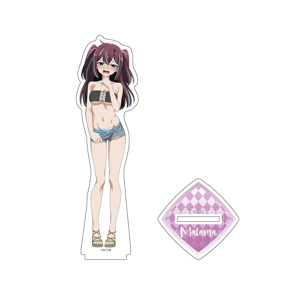 12月預購 FOCUS 夢想成為魔法少女 C108 魅魔&一臉嫌惡地露出褲褲 角色壓克力立牌 阿古屋真珠(嫌パンver) ⚫
