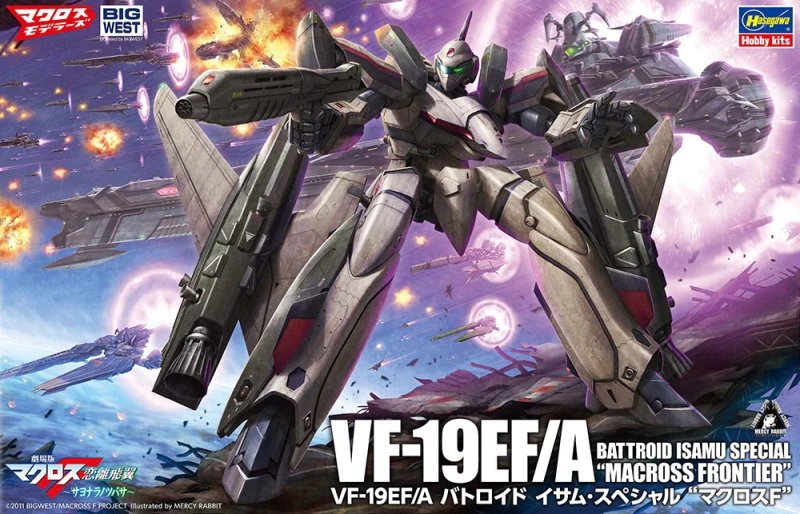 27年1月預購 長谷川 組裝模型 1/72 超時空要塞F VF-19EF/A 人型 伊薩姆特別版
