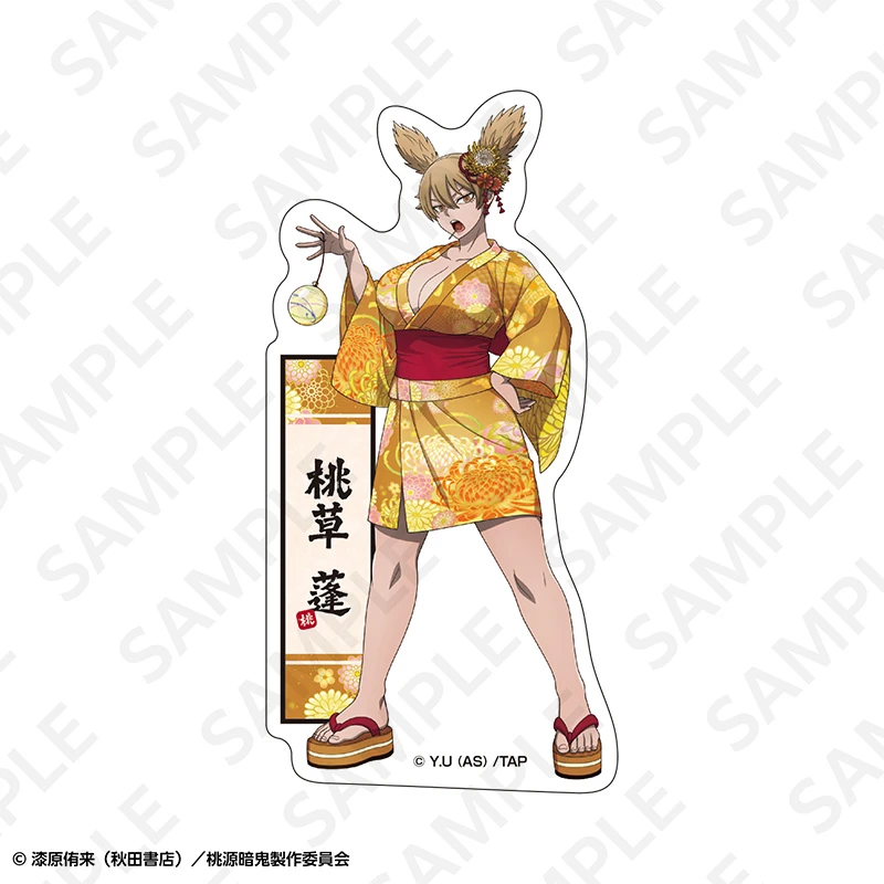 2月預購 DeNA 桃源暗鬼 神社祭典風主題 角色造型貼紙 桃草蓬 ⚫
