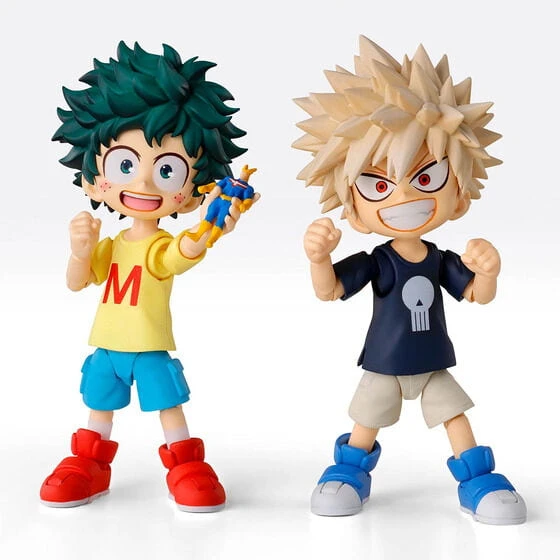27年5月預購 萬代 SHF 綠谷出久＆爆豪勝己 -幼童時期套組-