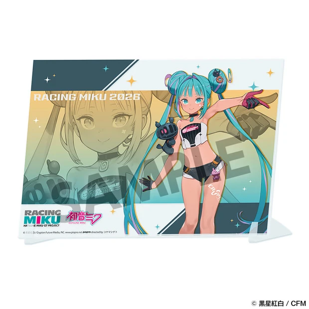 12月預購 HOBBY STOCK「賽車初音未來 2026」雪邦Ver. 視覺壓克力板 免訂金 ⚫