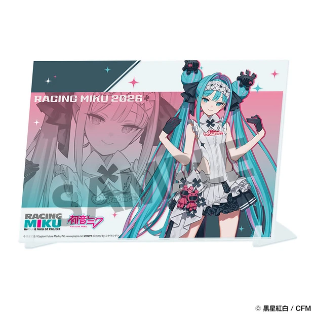 12月預購 HOBBY STOCK「賽車初音未來 2026」咖啡廳Ver. 視覺壓克力板 免訂金 ⚫