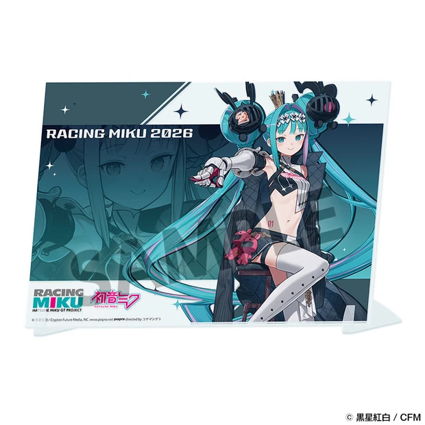 12月預購 HOBBY STOCK「賽車初音未來 2026」GSC 25th Ver. 視覺壓克力板 免訂金 ⚫