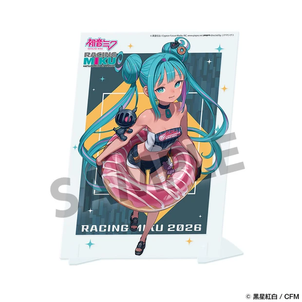 12月預購 HOBBY STOCK「賽車初音未來 2026」Rd.3 SEPANG 雪邦應援Ver. 視覺壓克力板 免訂金 ⚫