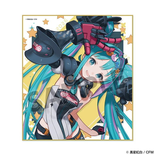 12月預購 HOBBY STOCK「賽車初音未來 2026」Rd.1 OKAYAMA 岡山應援Ver. 迷你色紙 免訂金 ⚫