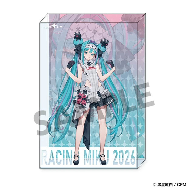 12月預購 HOBBY STOCK「賽車初音未來 2026」咖啡廳Ver. 壓克力磚 免訂金 ⚫