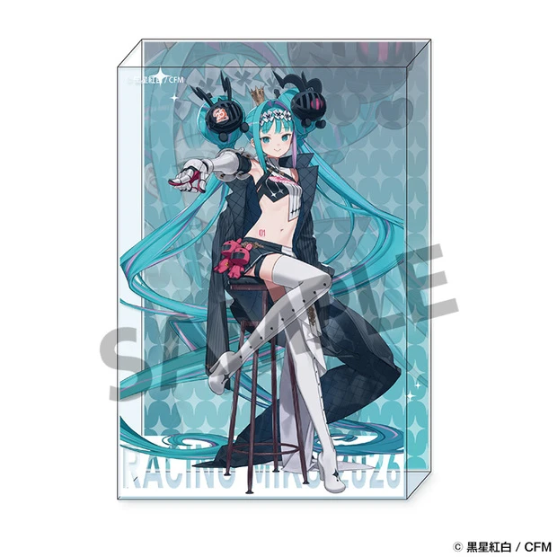 12月預購 HOBBY STOCK「賽車初音未來 2026」GSC 25th Ver. 壓克力磚 免訂金 ⚫