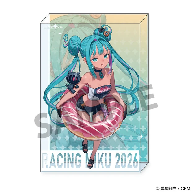 12月預購 HOBBY STOCK「賽車初音未來 2026」Rd.3 SEPANG 雪邦應援Ver. 壓克力磚 免訂金 ⚫