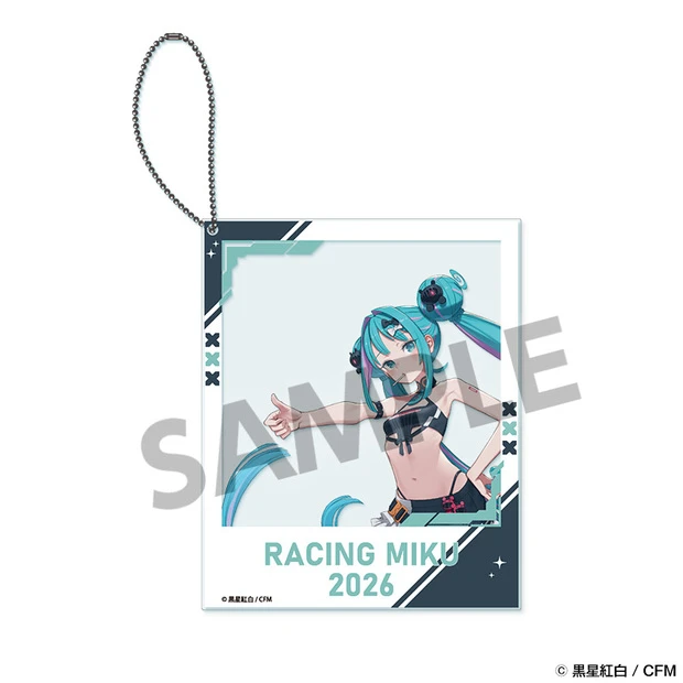12月預購 HOBBY STOCK「賽車初音未來 2026」讚！Ver. 拍立得風壓克力鑰匙圈 免訂金 ⚫
