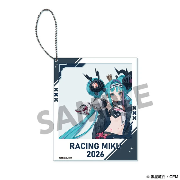 12月預購 HOBBY STOCK「賽車初音未來 2026」GSC 25th Ver. 拍立得風壓克力鑰匙圈 免訂金 ⚫