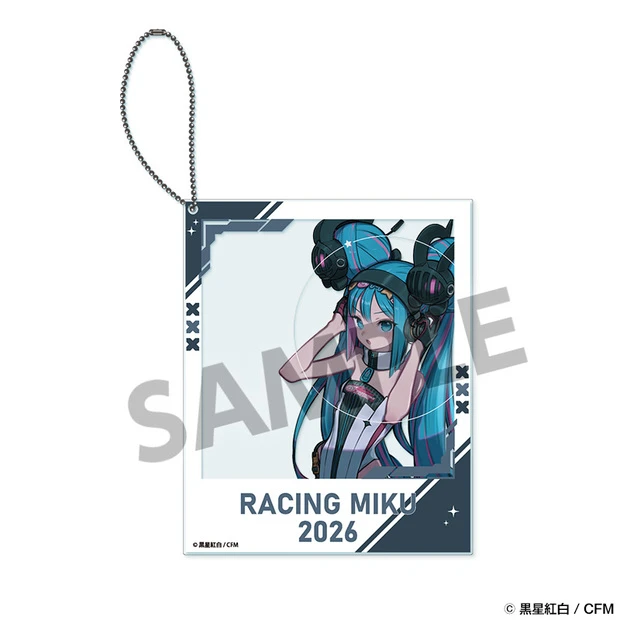 12月預購 HOBBY STOCK「賽車初音未來 2026」Rd.2 FUJI 富士應援Ver. 拍立得風壓克力鑰匙圈 免訂金 ⚫