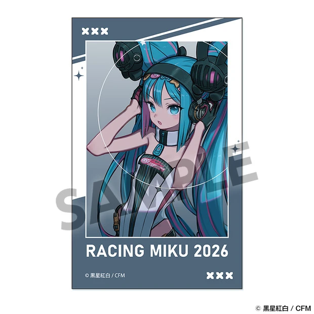 12月預購 HOBBY STOCK「賽車初音未來 2026」Rd.2 FUJI 富士應援Ver. 拍立得風貼紙 免訂金 ⚫