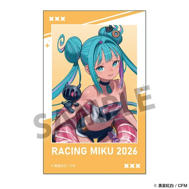 12月預購 HOBBY STOCK「賽車初音未來 2026」Rd.3 SEPANG 雪邦應援Ver. 拍立得風貼紙 免訂金 ⚫