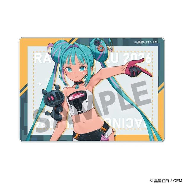 12月預購 HOBBY STOCK「賽車初音未來 2026」雪邦Ver. 壓克力卡 免訂金 ⚫