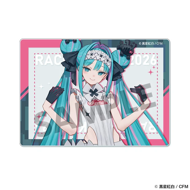 12月預購 HOBBY STOCK「賽車初音未來 2026」咖啡廳Ver. 壓克力卡 免訂金 ⚫