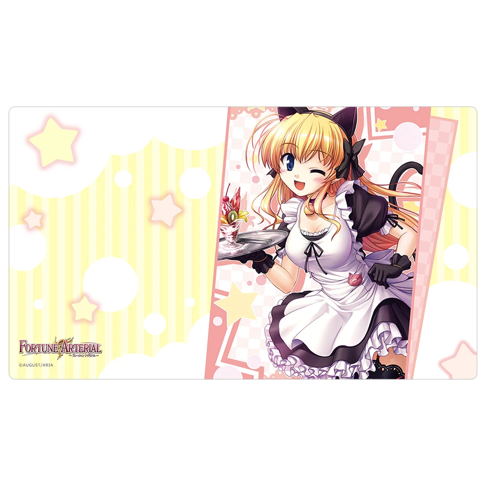 1月預購 窗簾魂 FORTUNE ARTERIAL 軟膠桌墊 千堂瑛里華 貓耳女僕 電腦桌墊 ⚫