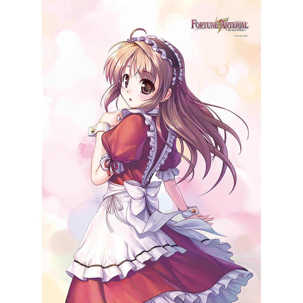 1月預購 窗簾魂 FORTUNE ARTERIAL W絨面B2掛軸 悠木陽菜 女僕服 ⚫