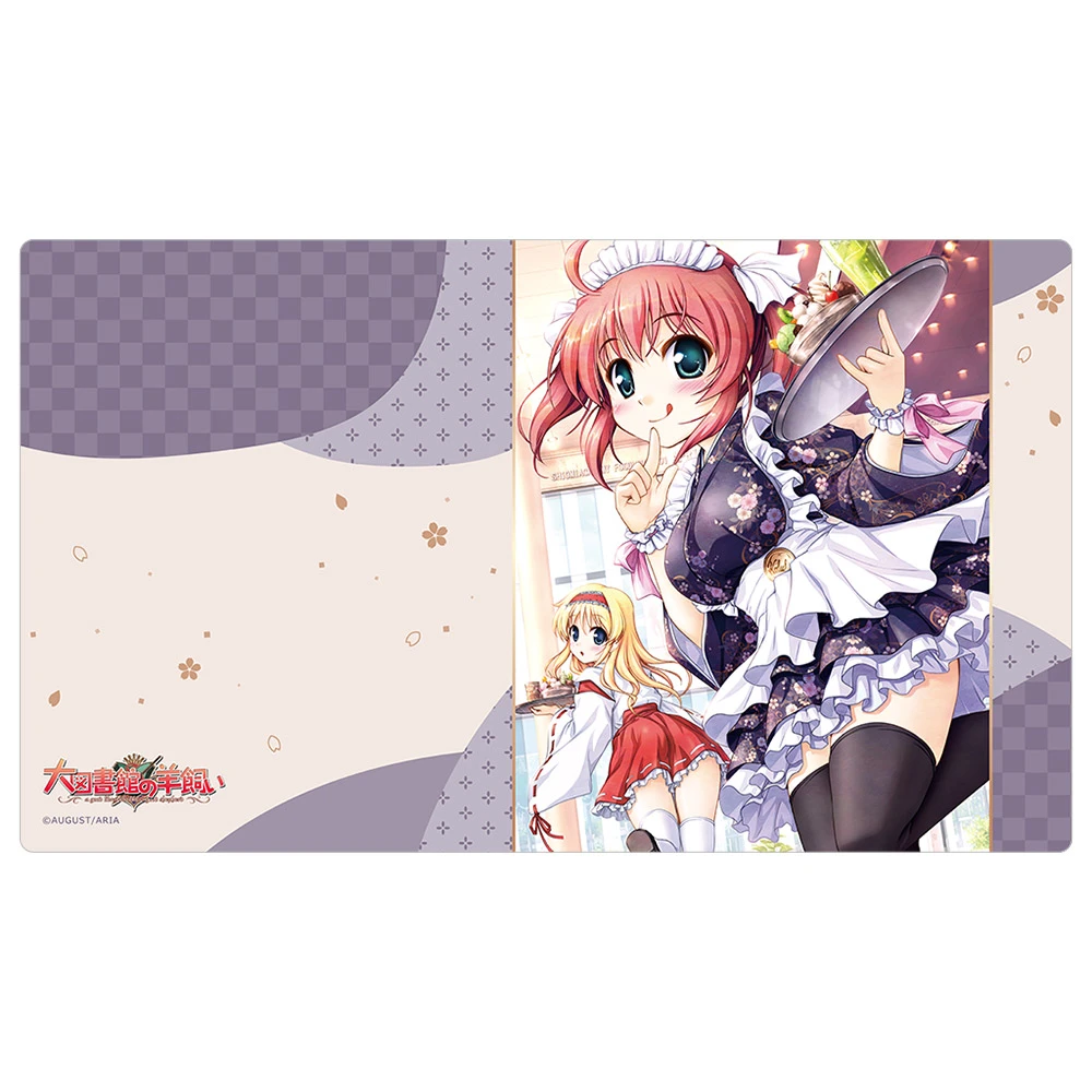 1月預購 窗簾魂 大圖書館的牧羊人 軟膠桌墊 鈴木佳奈&小太刀凪 女服務生 ⚫