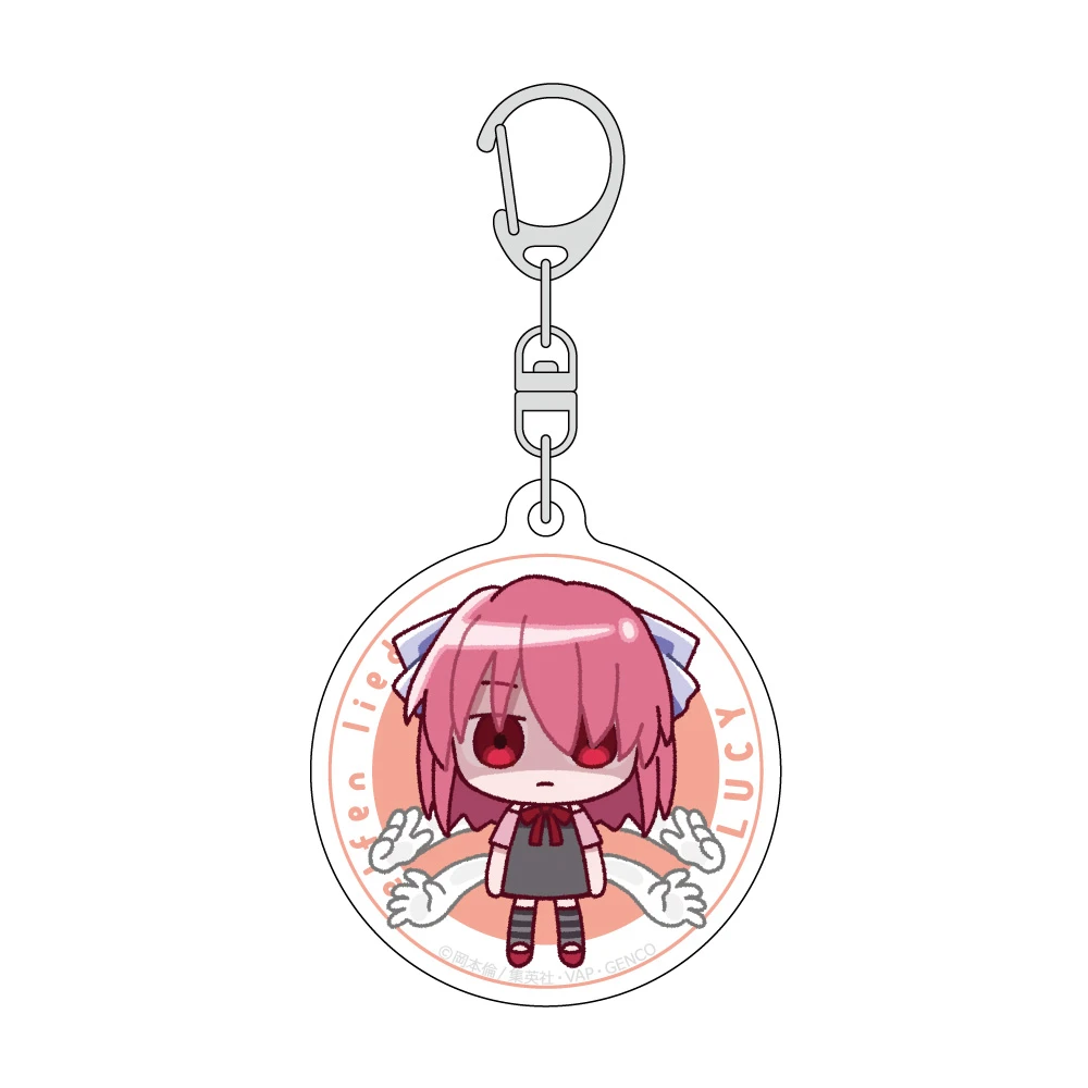 1月預購 窗簾魂「 變異體少女 妖精的旋律 Elfen Lied 」Q版壓克力鑰匙圈 露西 免訂金 ⚫