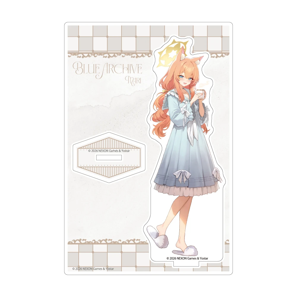 1月預購 窗簾魂「蔚藍檔案 Blue Archive」全新繪製 瑪麗 居家服Ver. 壓克力立牌 免訂金 ⚫