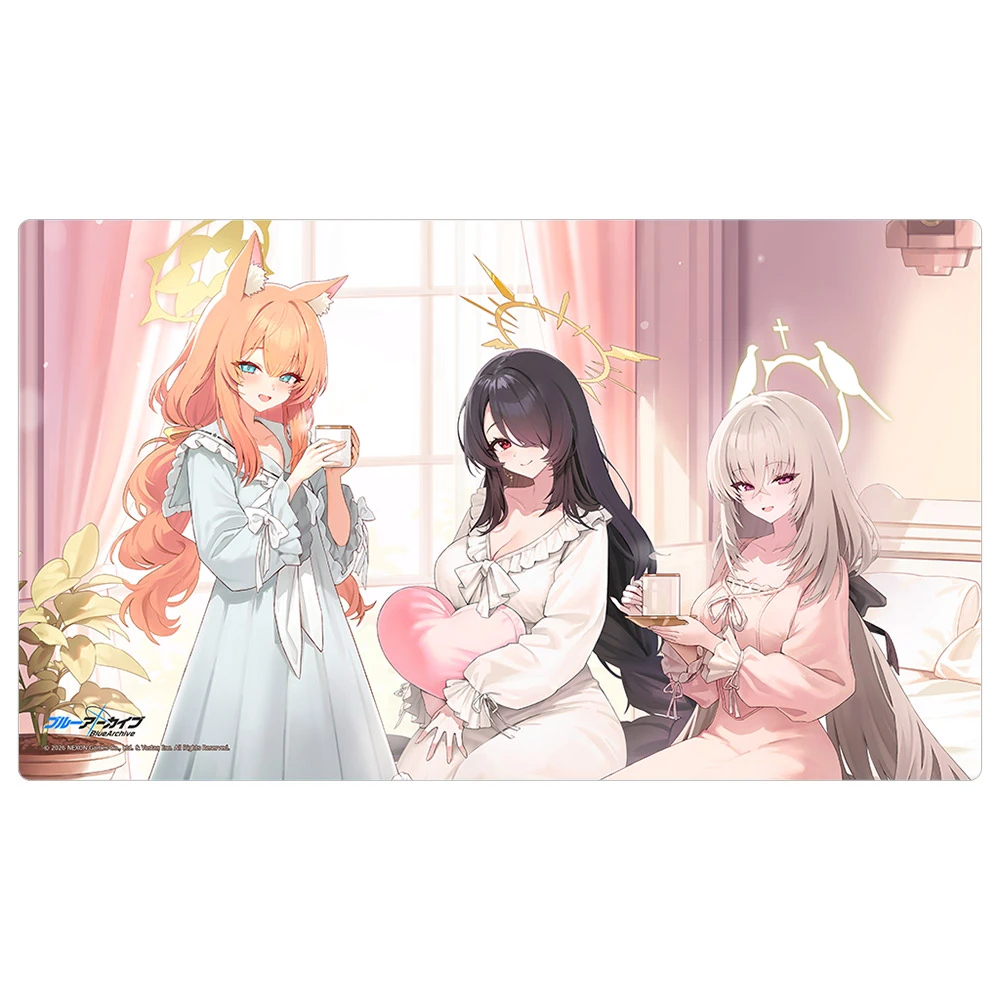 1月預購 窗簾魂「蔚藍檔案 Blue Archive」全新繪製 修女會 居家服Ver. 軟膠桌墊 電腦桌墊 免訂金 ⚫
