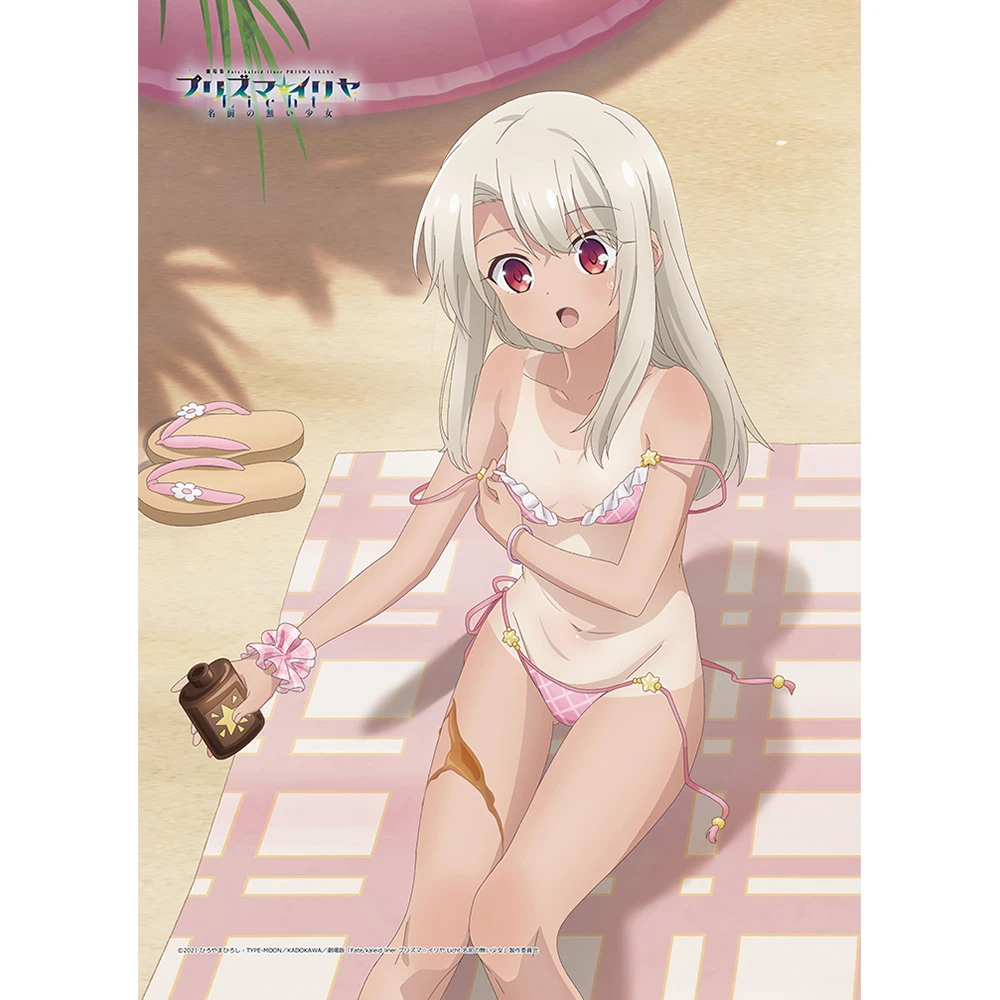1月預購 窗簾魂「Fate/kaleid liner 魔法少女☆伊莉雅 Licht 無名少女」全新繪製 伊莉雅 曬黑Ver. B2雙層麂皮掛軸 免訂金 ⚫