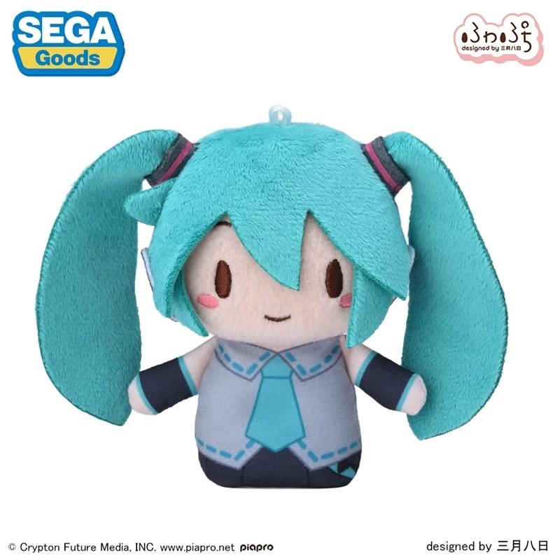 3月預購 SEGA piapro 初音未來 Q版豆豆眼 指套布偶 指娃 初音未來 玩偶娃娃 ⚫