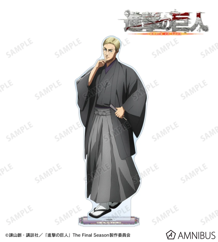 1月預購 AMNIBUS 進擊的巨人 和服ver. 特大壓克力立牌 艾爾文 ⚫