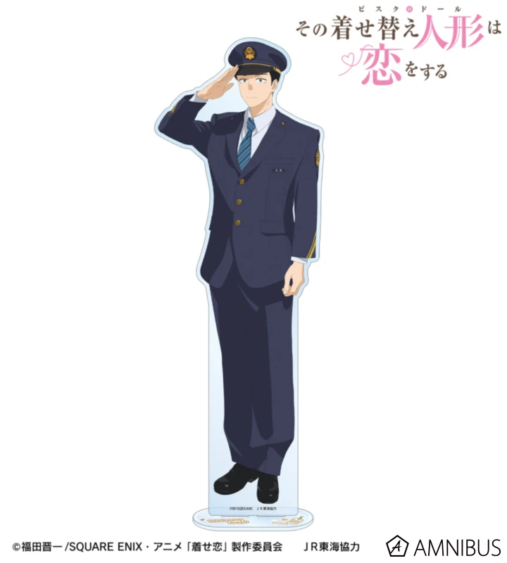 1月預購 AMNIBUS 戀上換裝娃娃 第2季 × JR東海 特大壓克力立牌 五條新菜 站務員ver. ⚫