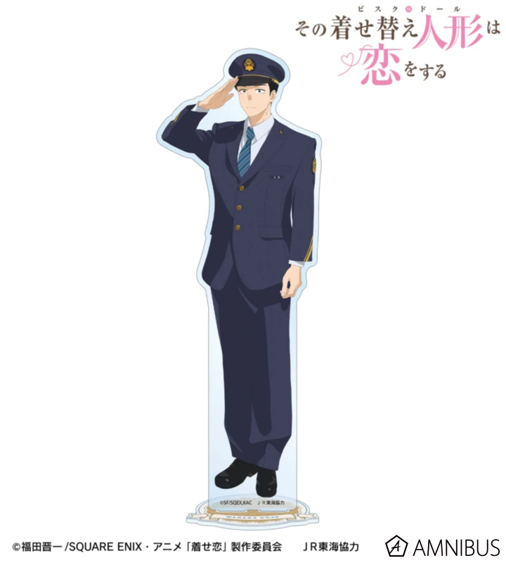 1月預購 AMNIBUS 戀上換裝娃娃 第2季 × JR東海 大壓克力立牌 五條新菜 站務員ver. ⚫