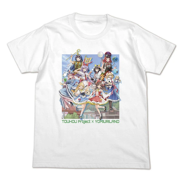 1月預購 COSPA 「東方Project × 讀賣樂園2026」 全彩T恤 白色 免訂金 ⚫