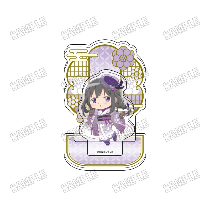 1月預購 medicos 魔法少女小圓 瓦爾普吉斯的迴天 Q版和服 迷你全景壓克力立牌 ②曉美焰 ⚫
