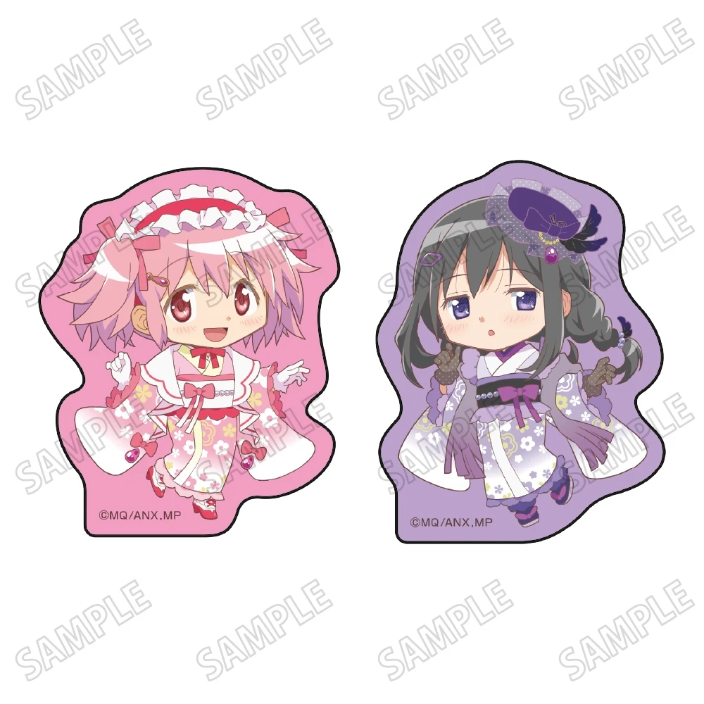 1月預購 medicos 魔法少女小圓 瓦爾普吉斯的迴天 Q版和服 造型貼紙2入組 A ⚫