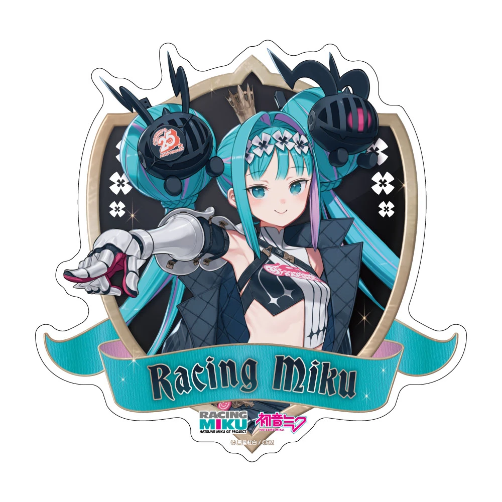 1月預購 初音未來 賽車初音2026 GSC 25週年紀念 平面型磁鐵 ⚫
