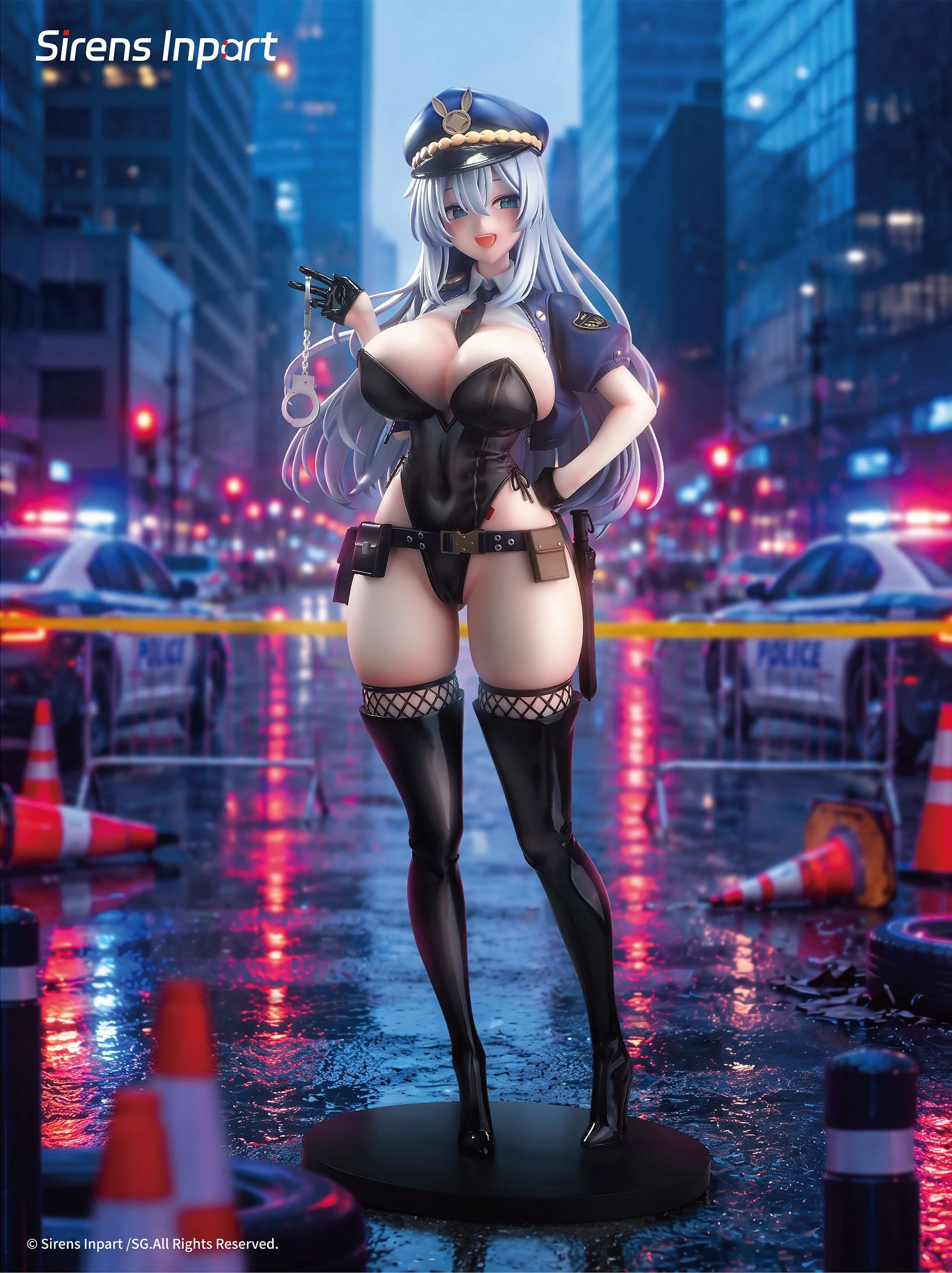 27年10月預購 Sirens Inpart SG 原畫 兔女郎女警希恩 1/4 附特典