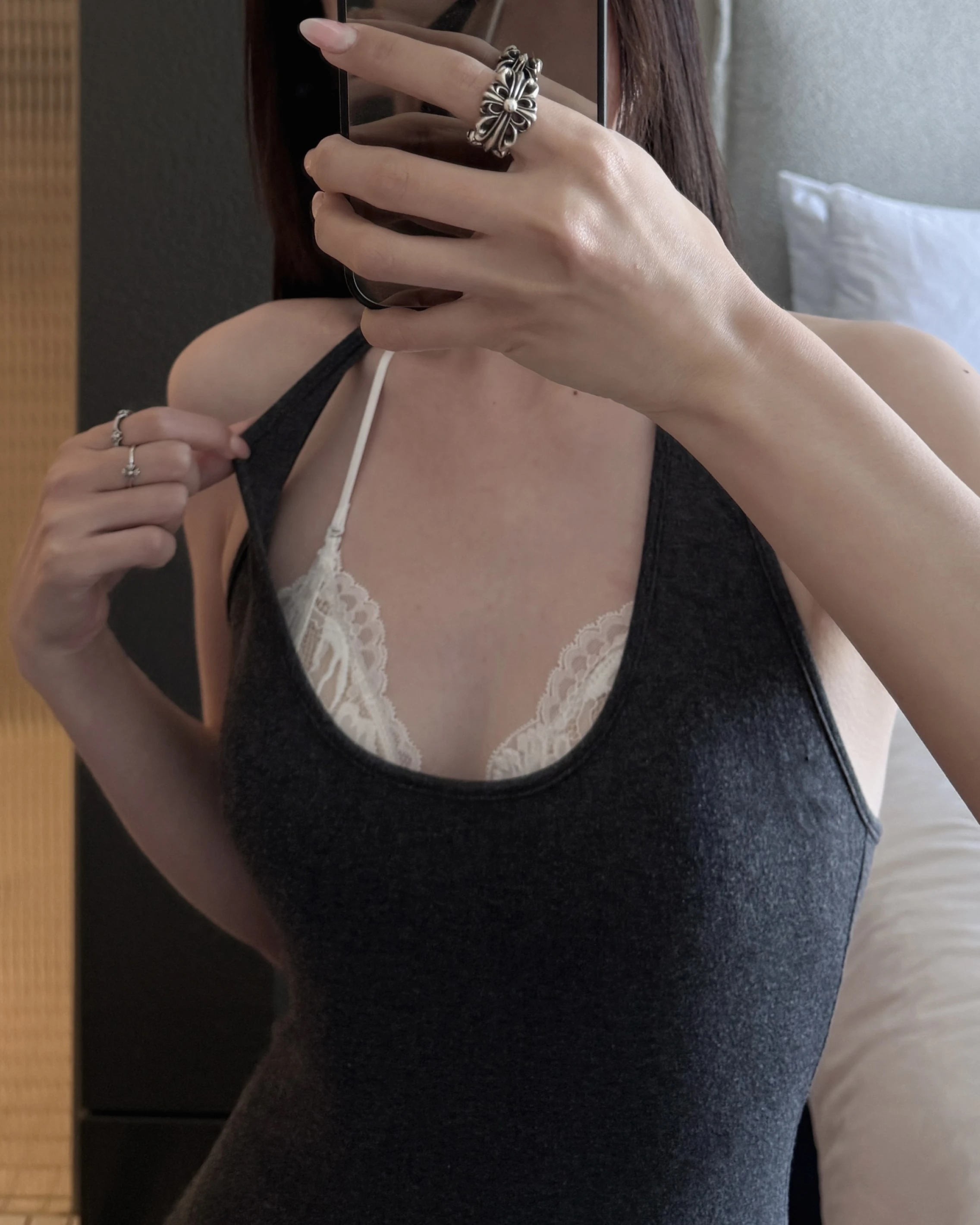美背蕾絲bralette
