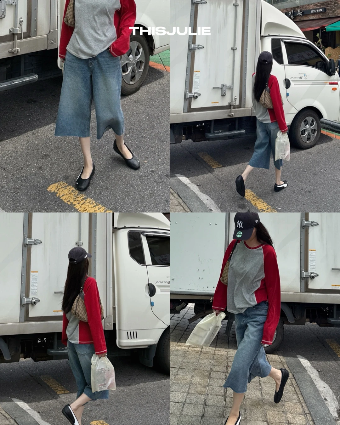🇰🇷輕鬆牛仔8分褲