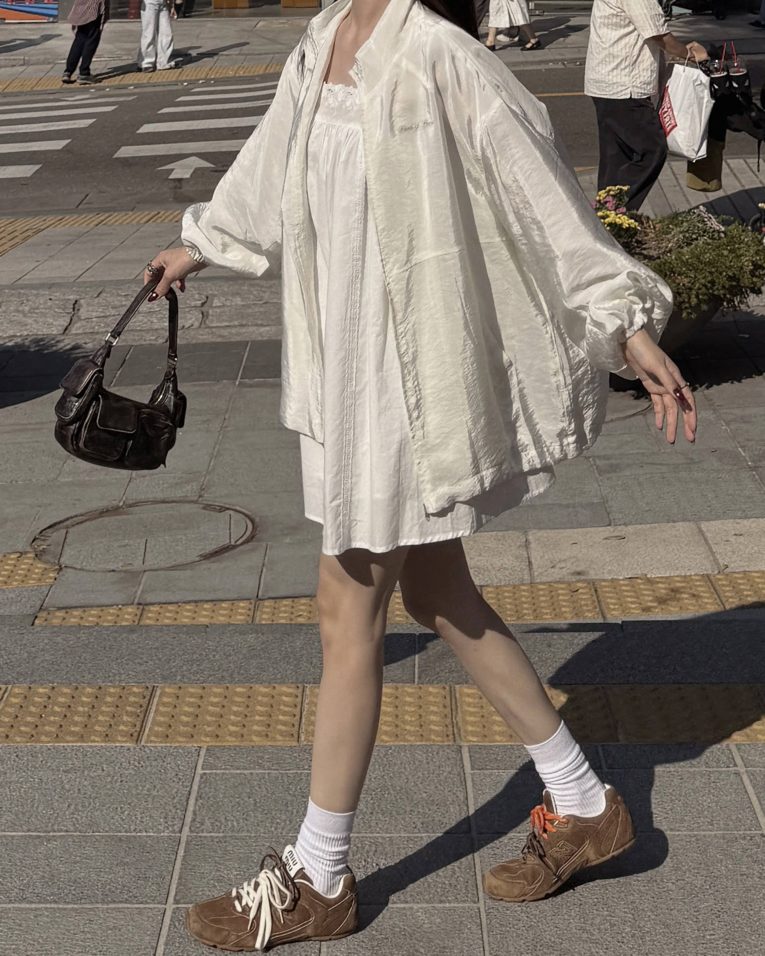 🇰🇷微光澤夾克風衣