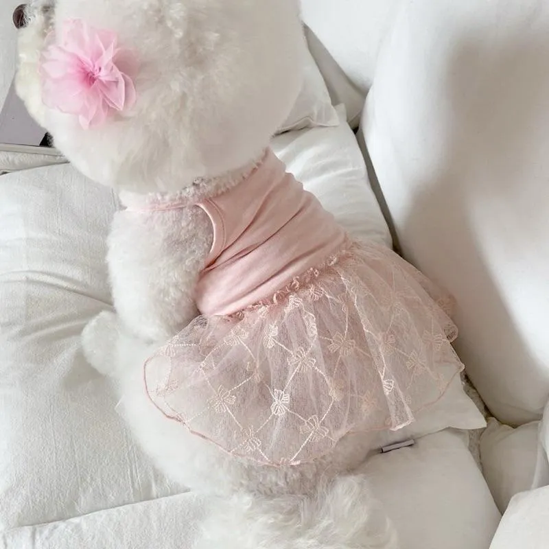 Little Heart 蝴蝶結蕾絲公主澎澎裙