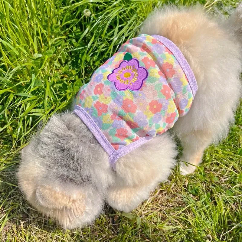 POM! 花花透視短版背心